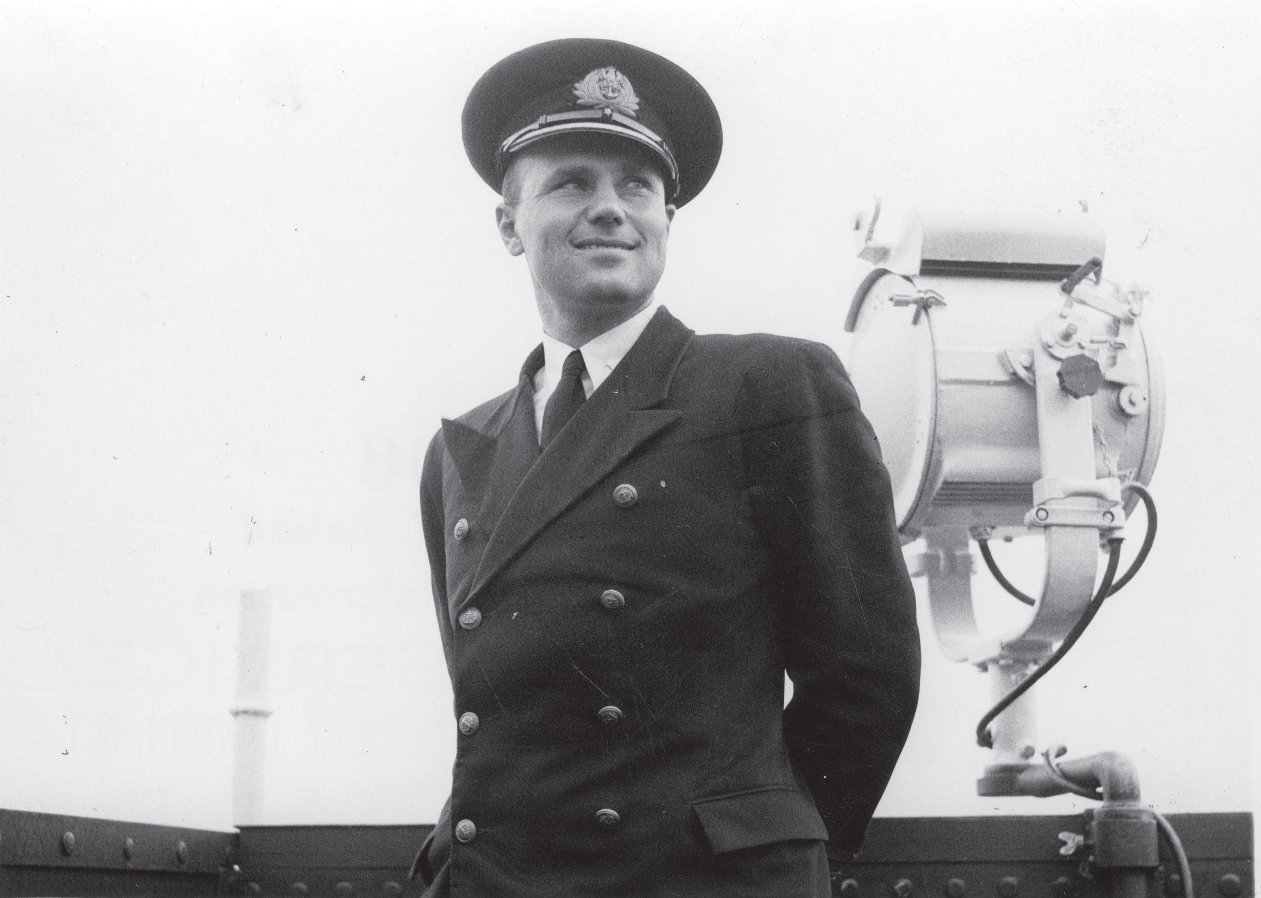 LCdr. Romuald Nałęcz-Tymiński. He commanded Ślązak at Dieppe, and lived out his life in Toronto among the men he had pulled from the water.