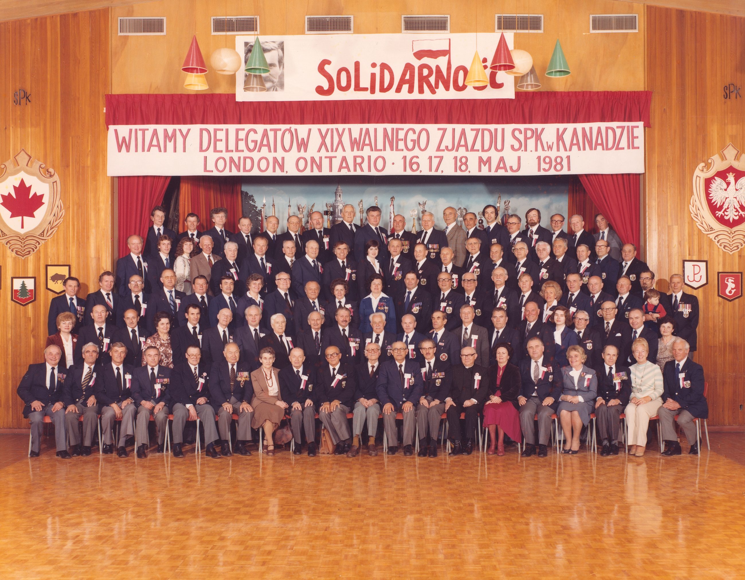 Delegates to the 19th General Convention of the SPK in Canada, held in London, Ontario, May 1981.